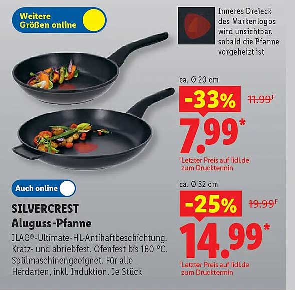 SILVERCREST Aluguss-Pfanne