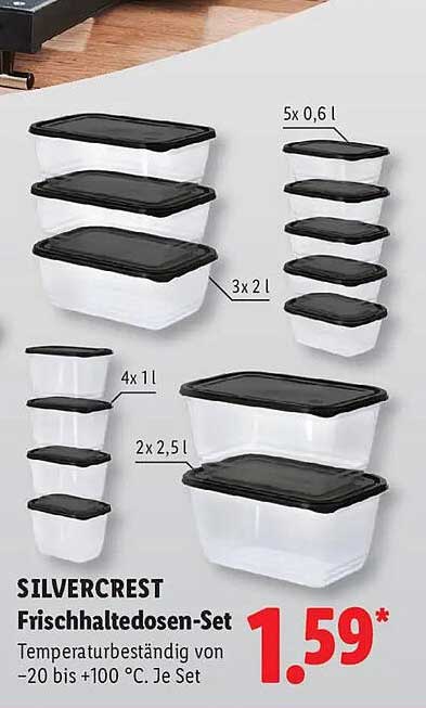 SILVERCREST Frischhaltedosen-Set