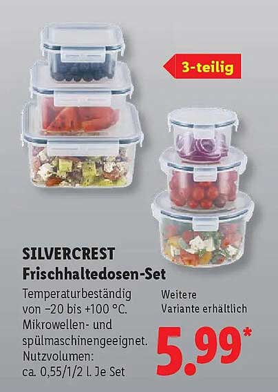 SILVERCREST Frischhaltedosen-Set