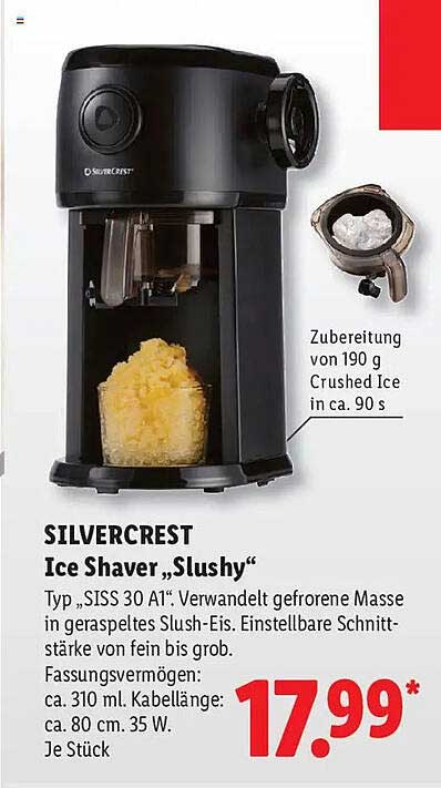 SILVERCREST Ice Shaver „Slushy“
