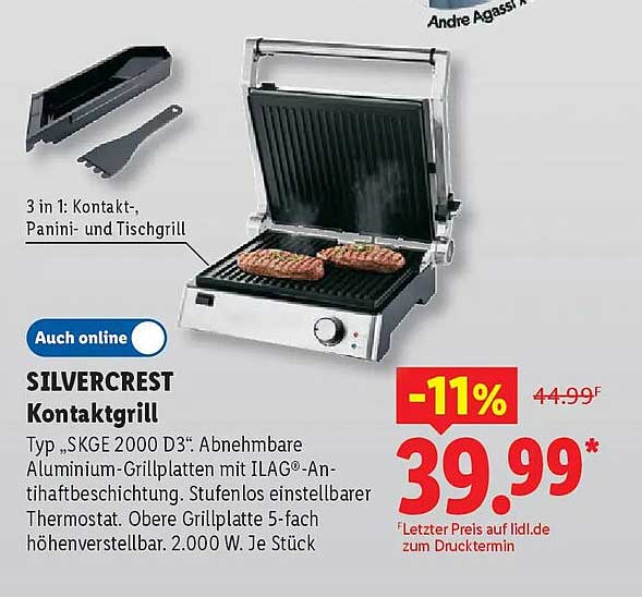 SILVERCREST Kontaktgrill
