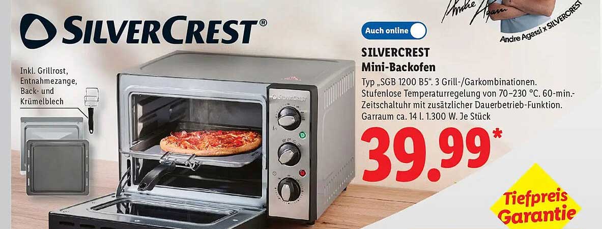 SILVERCREST Mini-Backofen