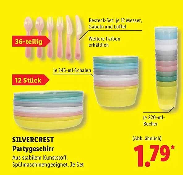 SILVERCREST Partygeschirr