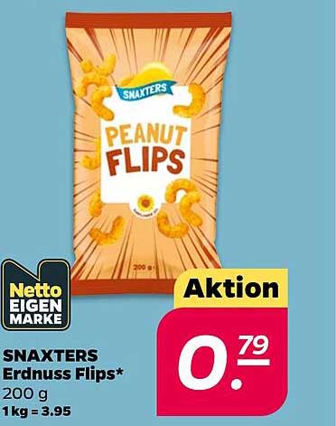 SNAXTERS Erdnuss Flips*