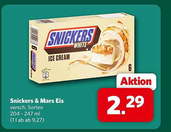 Snickers & Mars Eis