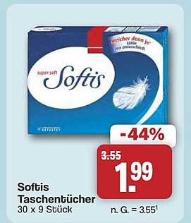 Softis Taschentücher 30 x 9 Stück