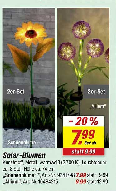 Solar-Blumen