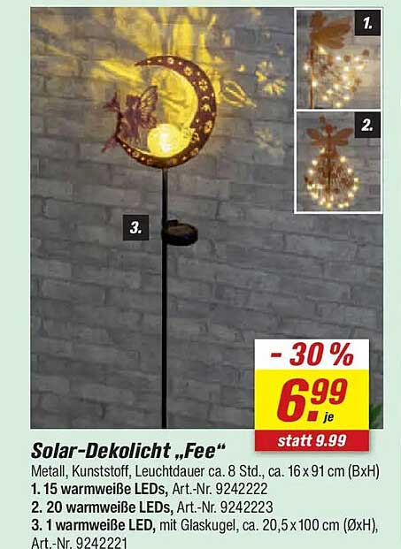 Solar-Dekolicht „Fee“