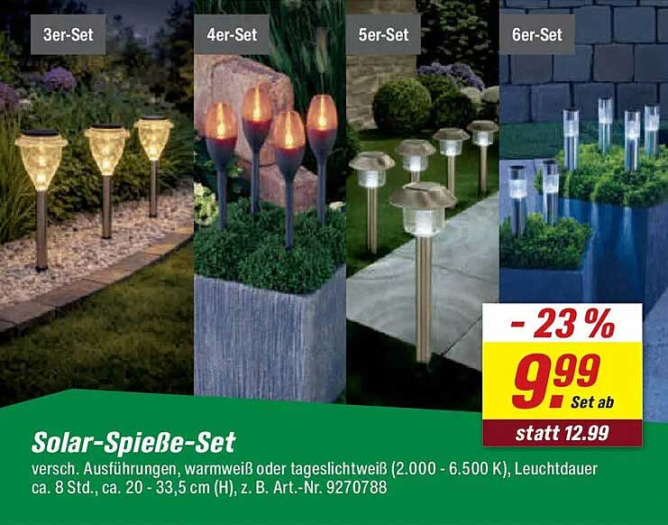 Solar-Spieße-Set