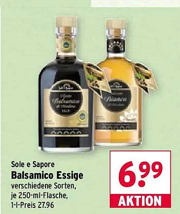 Sole e Sapore Balsamico Essige