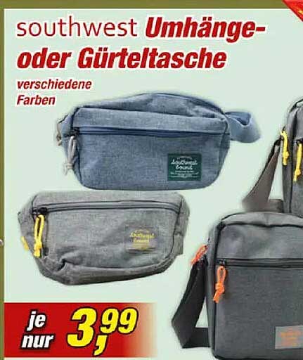 southwest Umhänge- oder Gürteltasche