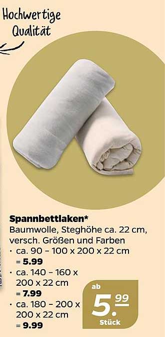 Spannbettlaken*