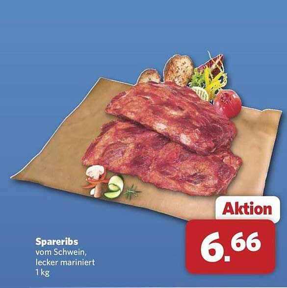 Spareribs vom Schwein, lecker mariniert 1 kg