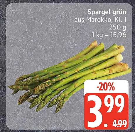 Spargel grün