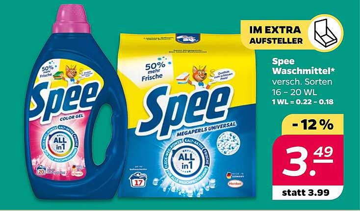 Spee Waschmittel* versch. Sorten