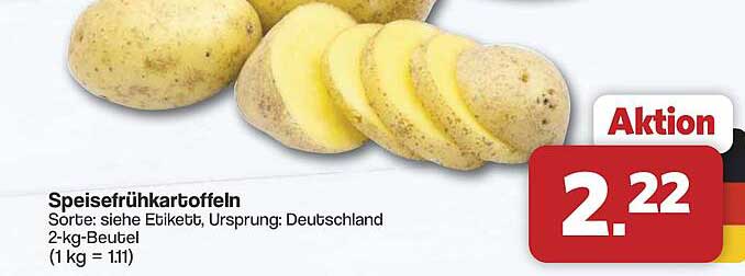Speisefrühkartoffeln