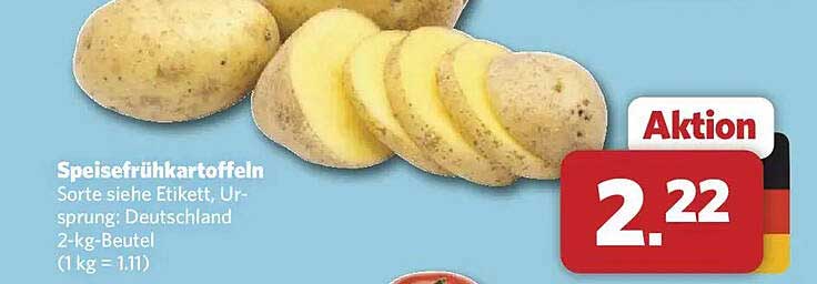 Speisefrühkartoffeln