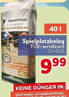 Spielplatzbelag TÜV-zertifiziert 1 l = 0,25