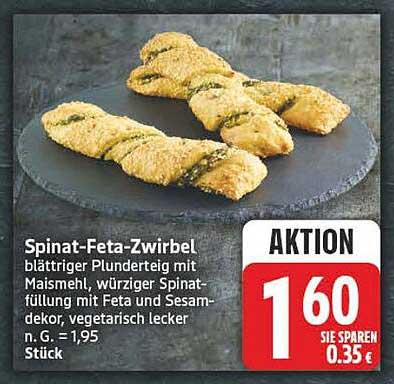 Spinat-Feta-Zwirbel