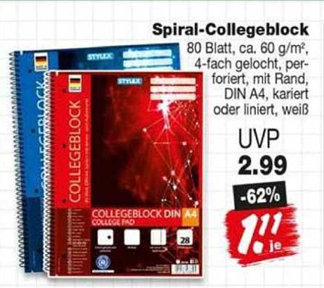 Spiral-Collegeblock