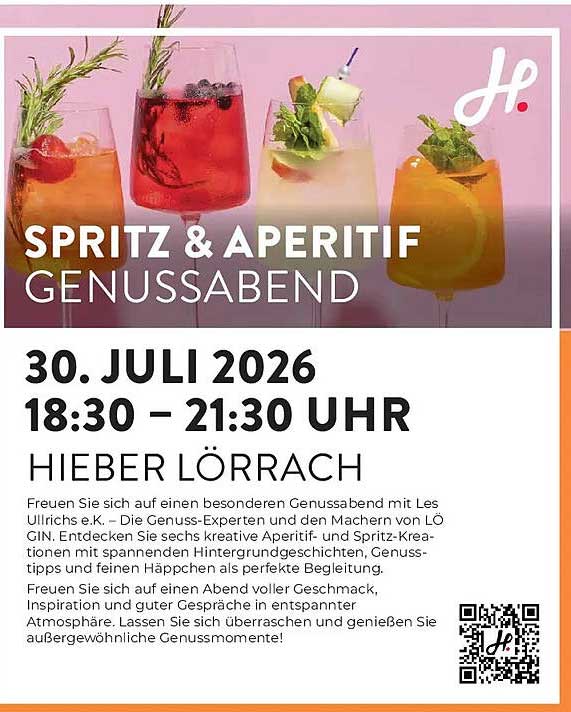 SPRITZ & APERITIF GENUSSABEND
