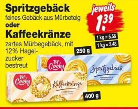 Spritzgebäck oder Kaffeekränze