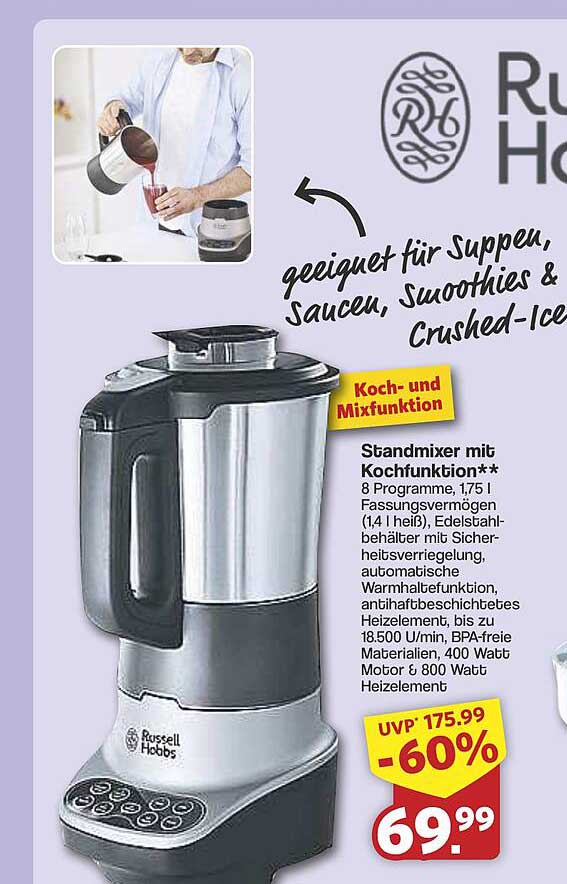 Standmixer mit Kochfunktion**