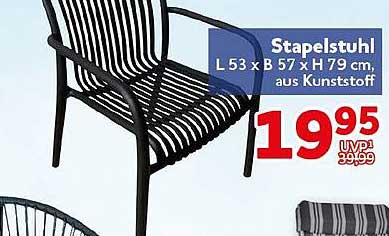 Stapelstuhl L 53 x B 57 x H 79 cm, aus Kunststoff