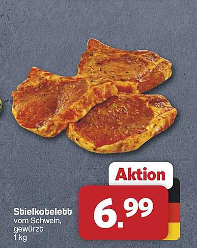Stielkotelett vom Schwein, gewürzt 1 kg