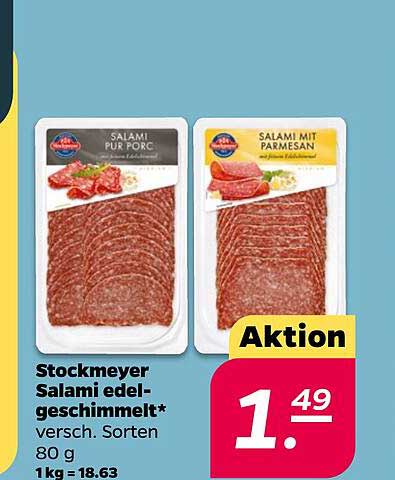 Stockmeyer Salami edel-geschnitten* versch. Sorten 80 g