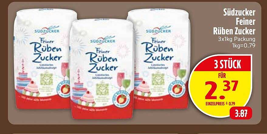 Südzucker Feiner Rüben Zucker