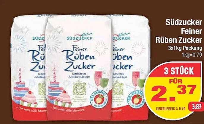 Südzucker Feiner Rüben Zucker