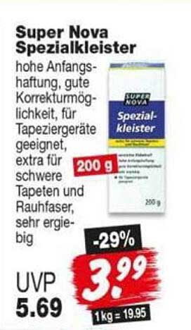 Super Nova Spezialkleister