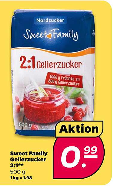 Sweet Family Gelierzucker 2:1** 500 g