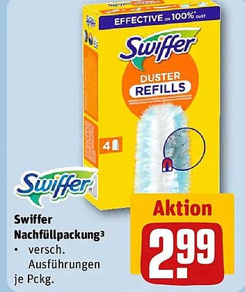 Swiffer Nachfüllpackung³ • versch. Ausführungen • je Pckg.