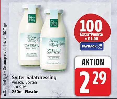 Sylter Salatdressing, versch. Sorten