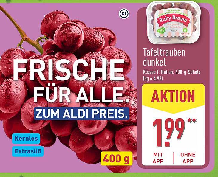 Tafeltrauben dunkel