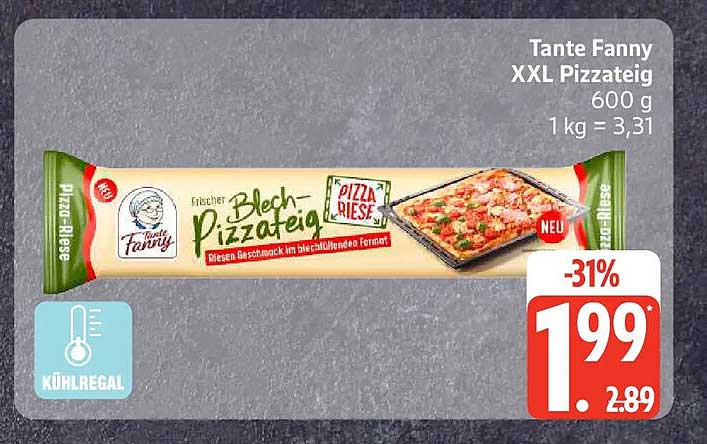 Tante Fanny XXL Pizzateig
