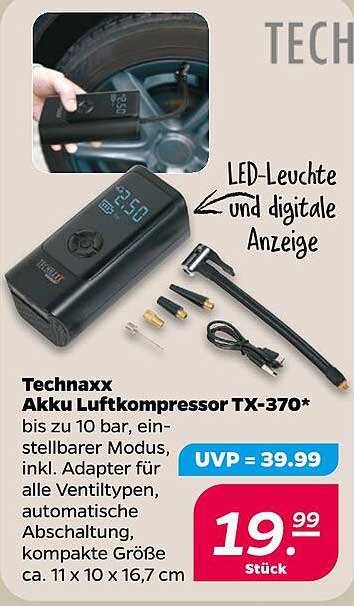 Technaxx Akku Luftkompressor TX-370*