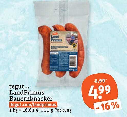 tegut... LandPrimus Bauernknacker
