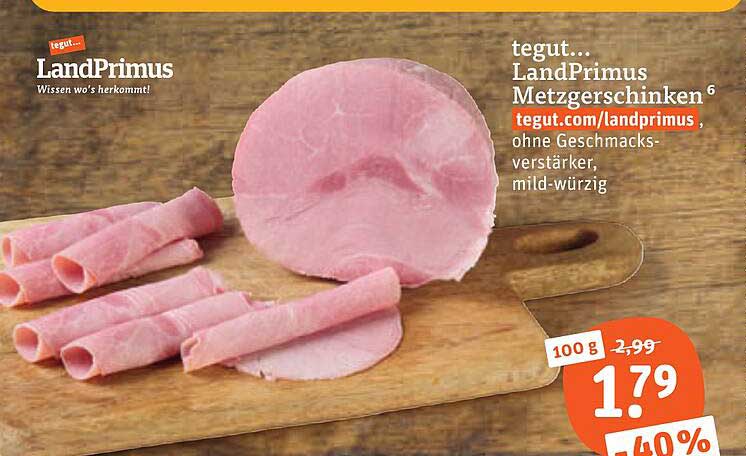 tegut... LandPrimus Metzgerschinken 6