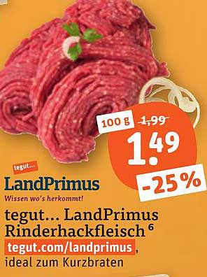 tegut... LandPrimus Rinderhackfleisch 6
