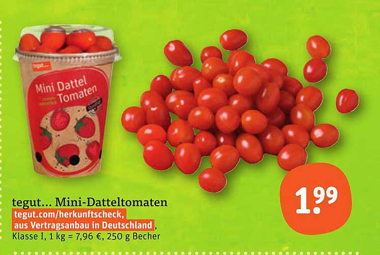 tegut... Mini-Datteltomaten