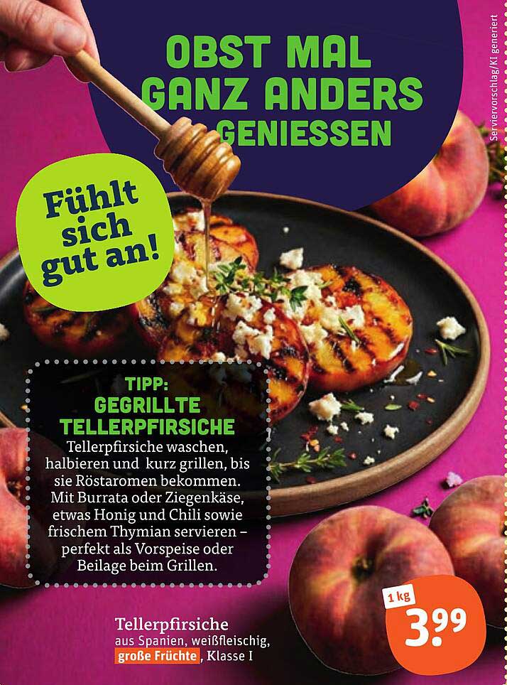 Tellerpfirsiche