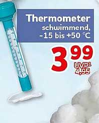Thermometer schwimmend -15 bis +50 °C