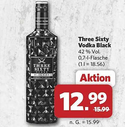 Three Sixty Vodka Black