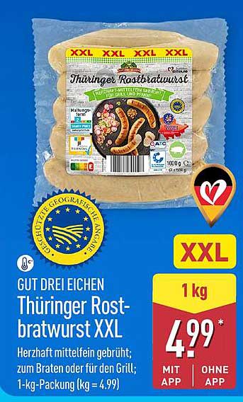 Thüringer Rostbratwurst XXL