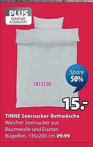 TINNE Seersucker-Bettwäsche