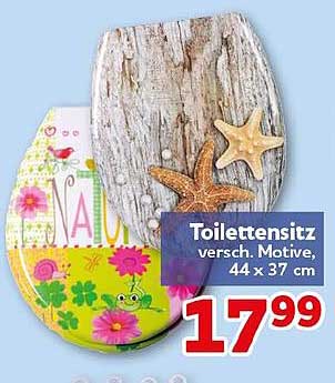 Toilettensitz versch. Motive, 44 x 37 cm