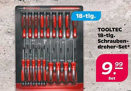 TOOLTEC 18-tlg. Schraubendreher-Set*